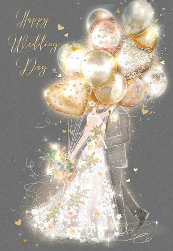 Picture of HAPPY WEDDING DAY CARD